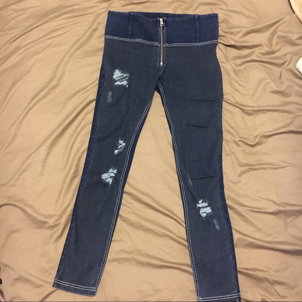 FREDDY JEANS high waisted sexy booty jeggings NWOT